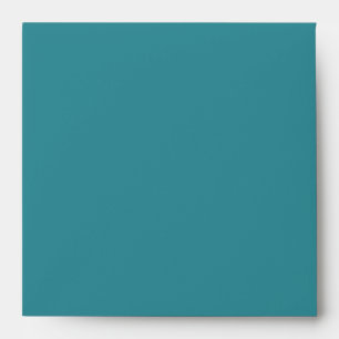 Teal Blue Linen Envelopes