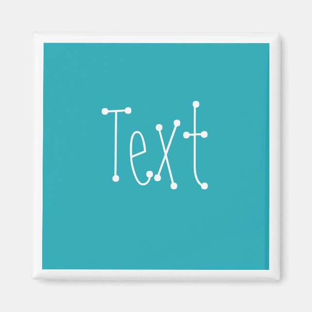 Teal Blue Magnet (Front)