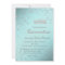 Teal Blue Paris Tiara Quinceanera Invitations