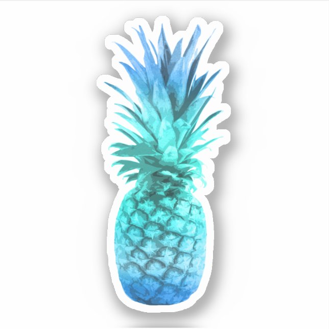 Teal Blue Pineapple (Front)