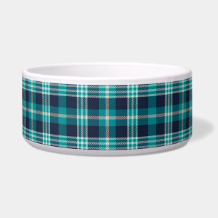 Teal Blue Plaid Pattern