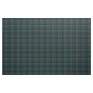 Teal, Blue, Red & Gold Plaid Fabric
