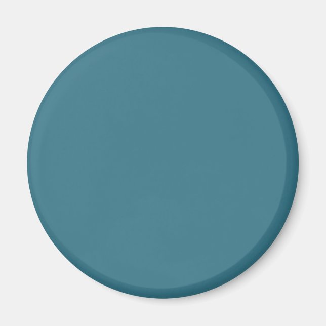 Teal Blue Solid Colour Magnet (Front)