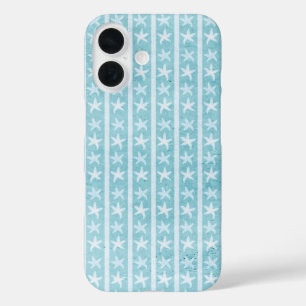 Teal Blue Starfish Beachy Phone Case