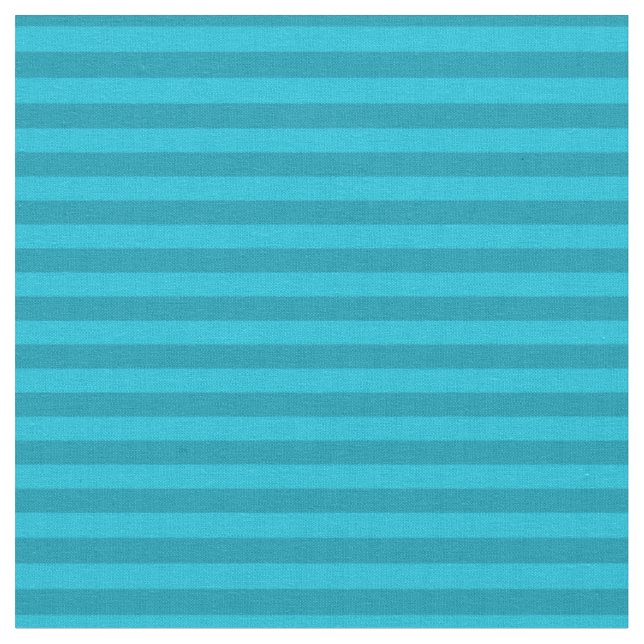 Teal & Blue Stripes Fabric (Close Up)