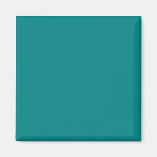 Teal Blue Turquoise Aqua Solid Colour Background Magnet