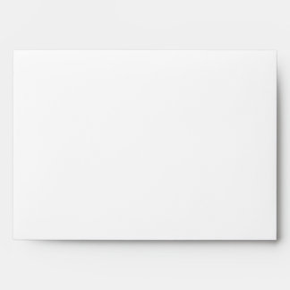 Teal Blue White Linen Envelopes