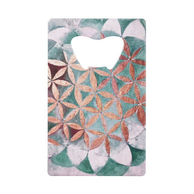 Teal Blush Pink Pastel Abstract Watercolor Pattern (Front)