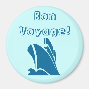 Teal Bon Voyage Magnet