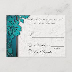 Teal Break Through Reply Card