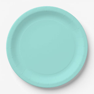Teal Bride & Co. Bridal Shower Paper Plate