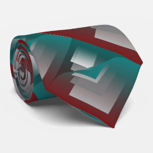 Teal burgundy grey pages tie