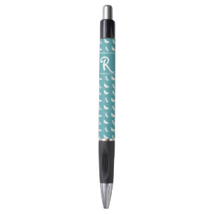 Teal Butterfly and Dragonfly Pattern