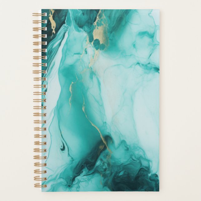 Teal Carrara Planner (Front)