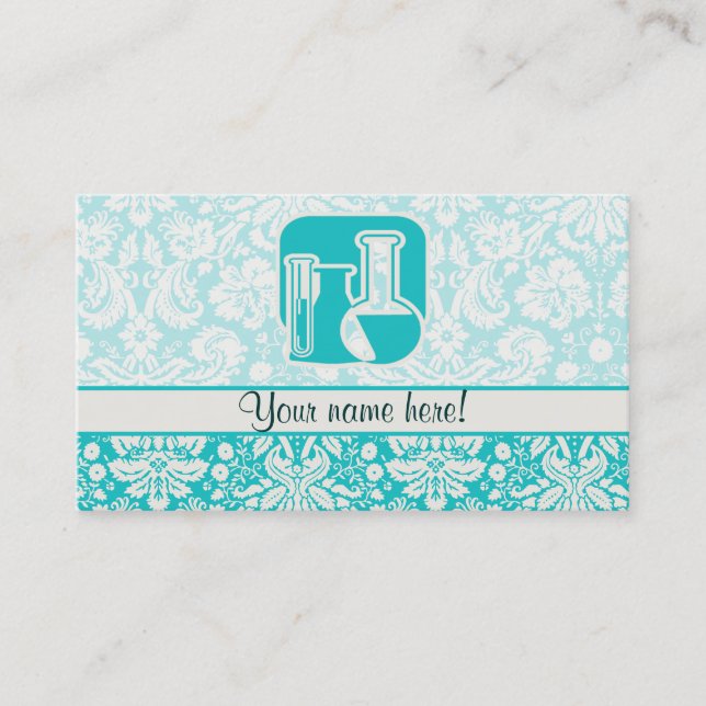 Teal Chemistry Business Card (Front)