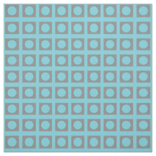 Teal Circle Square 4Ritchie Fabric