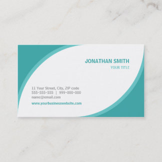 Teal Corners business card