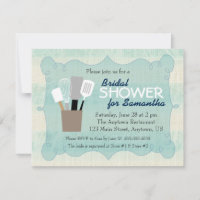 Teal & Cream Burlap Bridal Shower