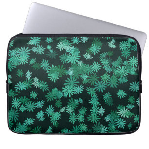 Teal Daisies Laptop Sleeve
