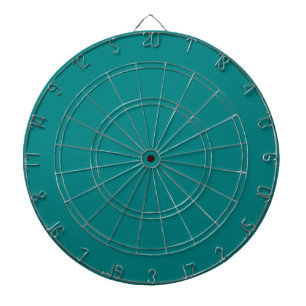 Teal Dartboard with Darts