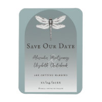 Teal Dragonfly Wedding