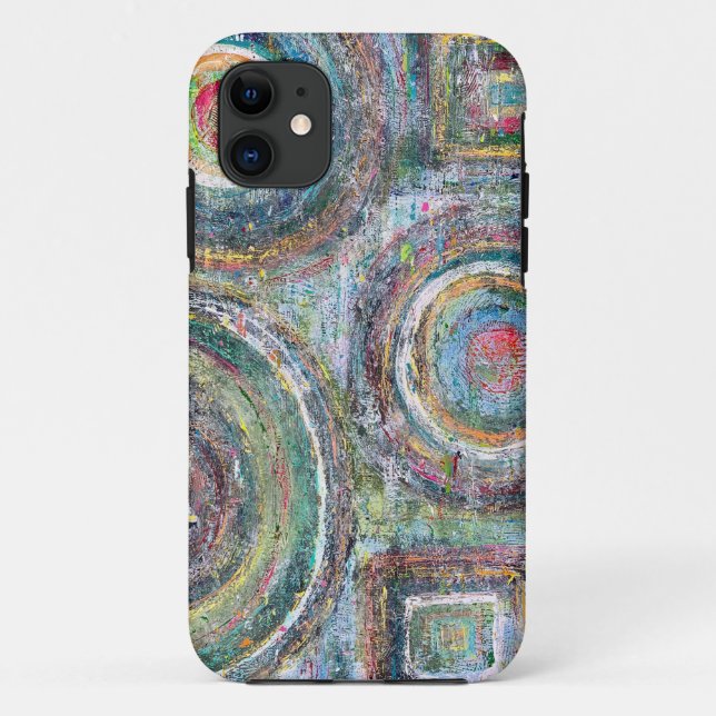 Teal Driven iPhone Case (Back)