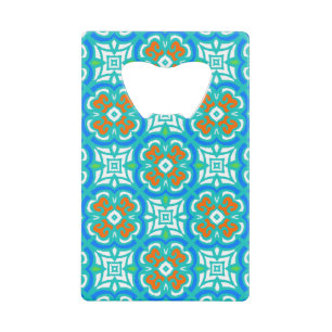 Teal Ethnic Pattern