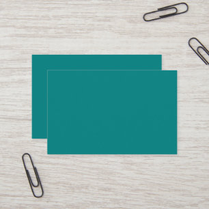 Teal European Business Card