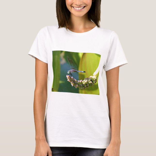 Teal eyed Dragonfly T-Shirt (Front)
