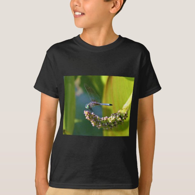 Teal eyed Dragonfly T-Shirt (Front)