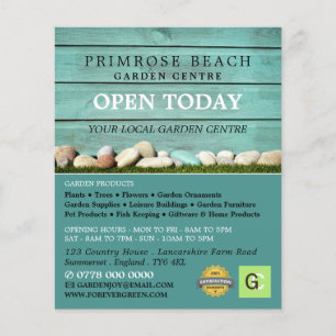 Teal Fence, Garden Centre, Horticulturist Flyer