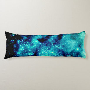 Teal Galaxy Body Cushion