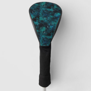 Teal Galaxy Series Design 4 Golf Head Cover
