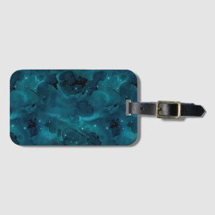 Teal Galaxy Series Design 5 Luggage Tag