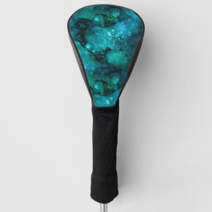 Teal Galaxy Series Design 6 Golf Head Cover
