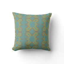 Teal geometric line pattern
