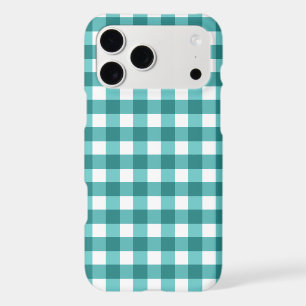 Teal gingham