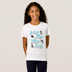 Teal Girls Gymnastics T-Shirt