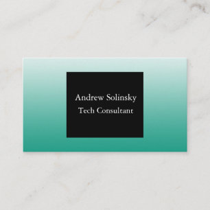 Teal  Gradient  Business Cards