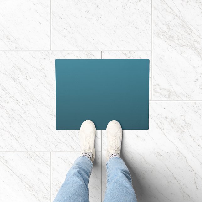 Teal gradient Colour  Doormat (Creator Uploaded)