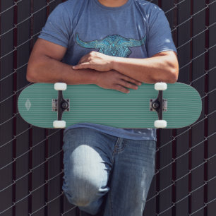 Teal Gradient HAMbWG Skateboard
