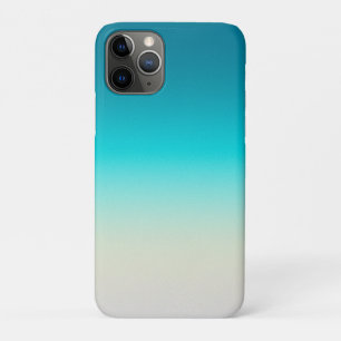 Teal Gradient Modern Ombre iPhone 11 Pro Case