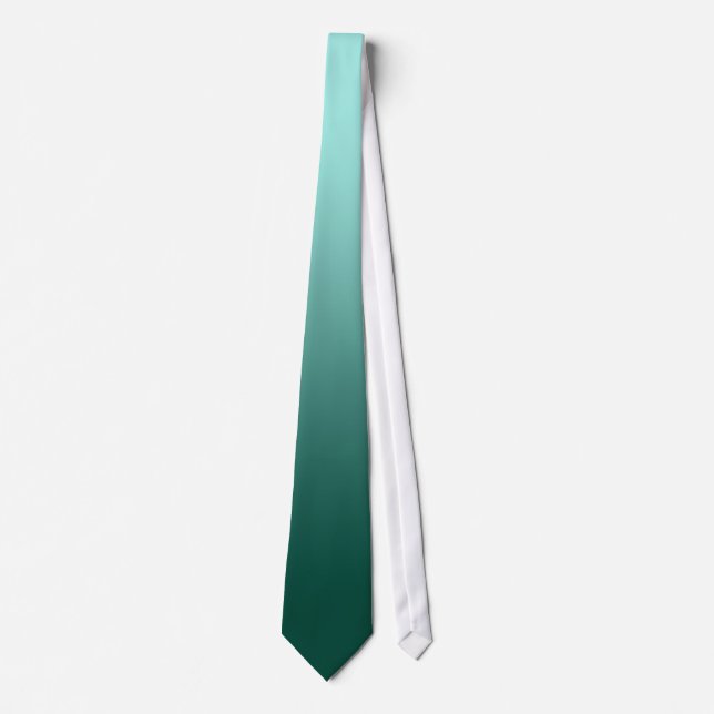 Teal gradient tie (Front)