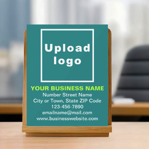 Teal Green Business Acrylic Sign