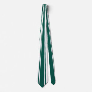 Teal green Funky Stripe Pattern Tie