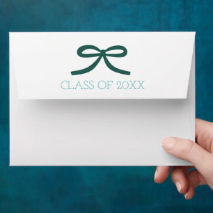 Teal Green Graduation Envelope