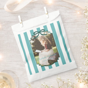 Teal Green Graduation Favour Bags
