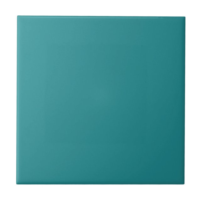 Teal Green Solid Colour Tile (Front)
