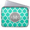 Teal Grey Moroccan Lattice