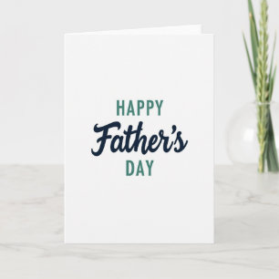 Teal Happy Day Script Card